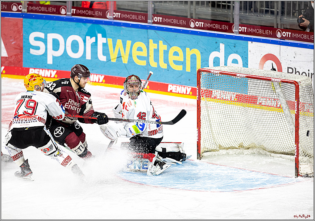 PENNY DEL;  Koelner Haie - Fischtown Pinguins Bremerhaven; Koeln, 12.02.2021